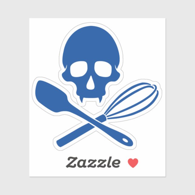 Baker's Skull Sticker (Sheet)