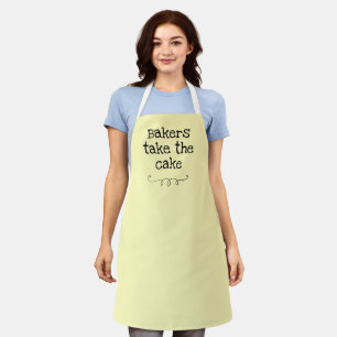 Bakers Take the Cake Funny Apron