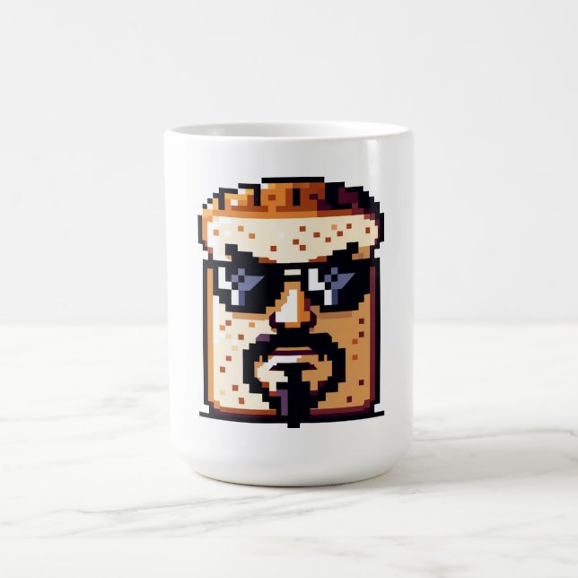 Baker's Thug Life - Unique Bread Making Art Coffee Mug (Center)