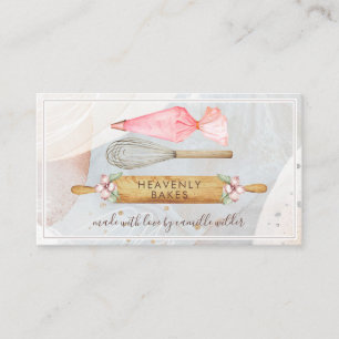 Bakers Tools Bakery Pastry Chef Business Card