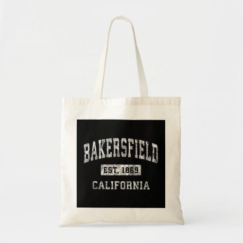 Bakersfield California CA Vintage Established Spor Tote Bag