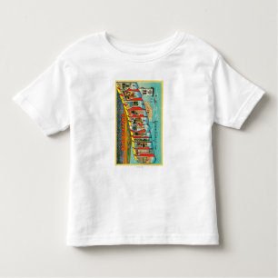 Bakersfield, California - Large Letter Scenes Toddler T-shirt