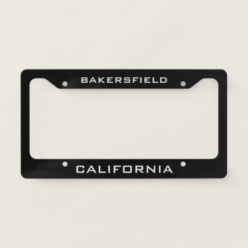 Bakersfield California  License Plate Frame