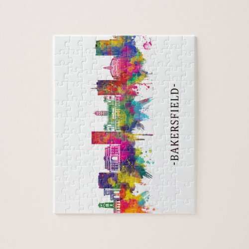 Bakersfield California Skyline Jigsaw Puzzle