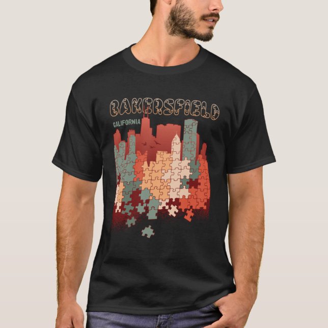 Bakersfield In California Travel Souvenir T-Shirt (Front)