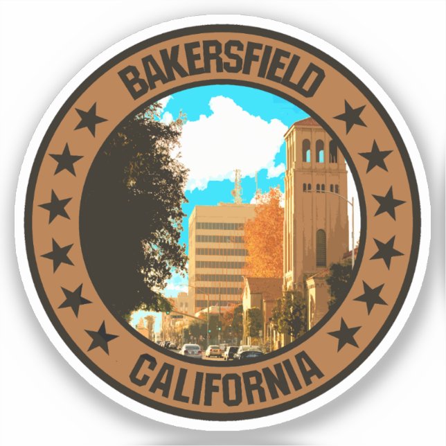 Bakersfield                                        sticker (Front)