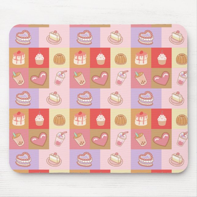 Bakery and Cake Pattern  Mouse Pad (Front)