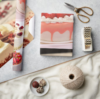 Bakery and cake pattern wrapping paper