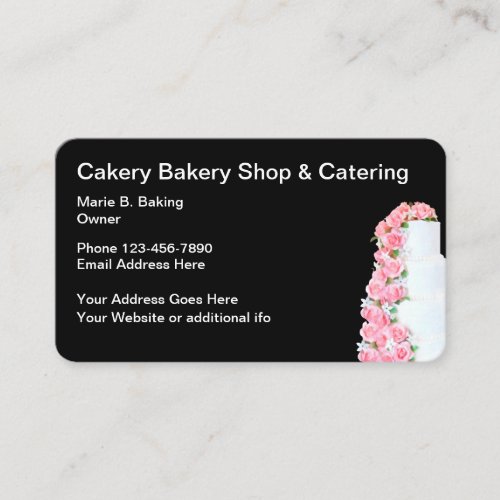 Bakery And Catering Theme Business Card