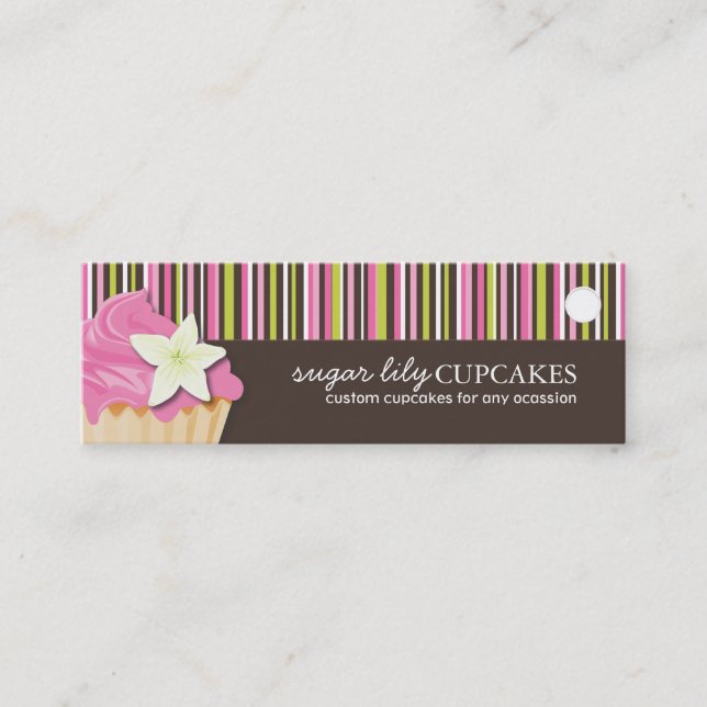 Bakery and Cupcake Packaging Tags (Front)
