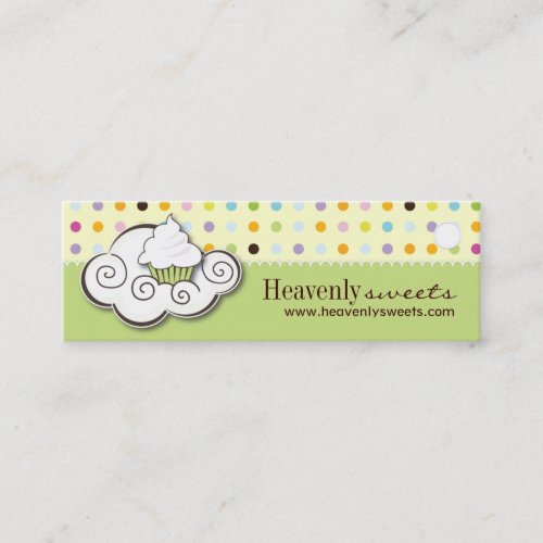 Bakery and Cupcake Packaging Tags Business Card