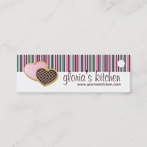 Bakery and Cupcake Packaging Tags Business Cards