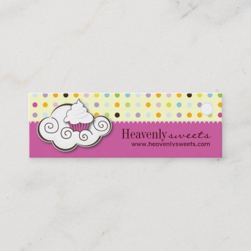 Bakery and Cupcake Packaging Tags Business Card