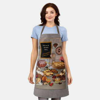 Bakery Apron with your Name on the Chalkboard