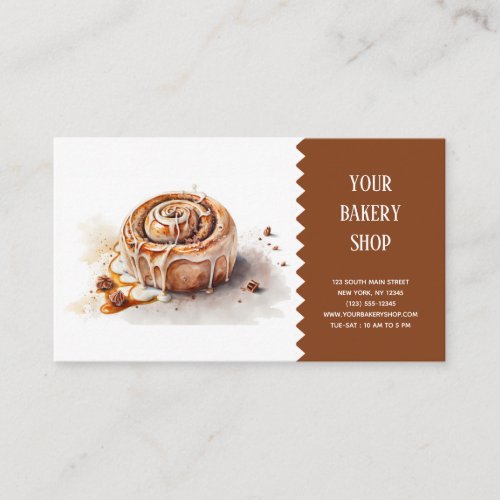 Bakery Bake business card