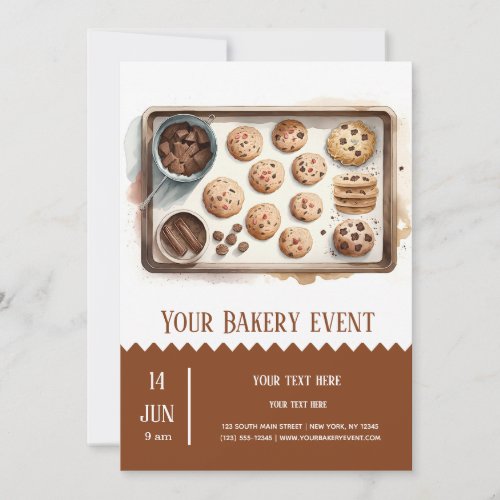 Bakery Bake event Invitation