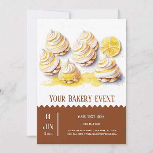 Bakery Bake event Invitation