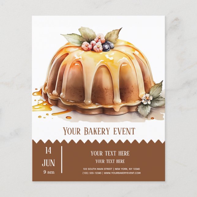 Bakery Bake flyer (Front)