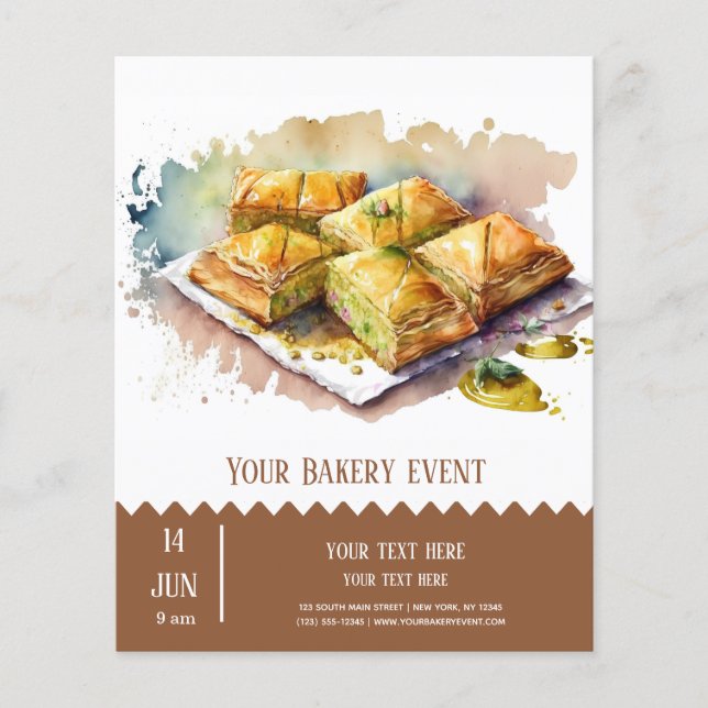 Bakery Bake flyer (Front)