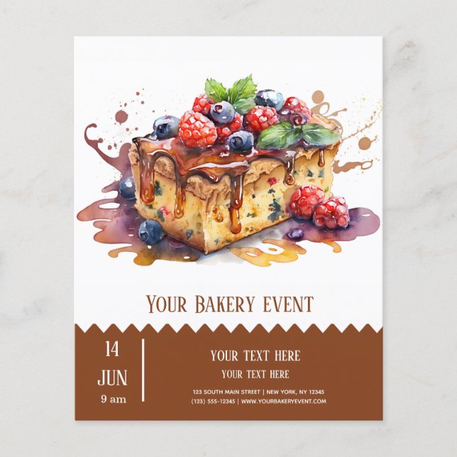 Bakery Bake flyer (Front)