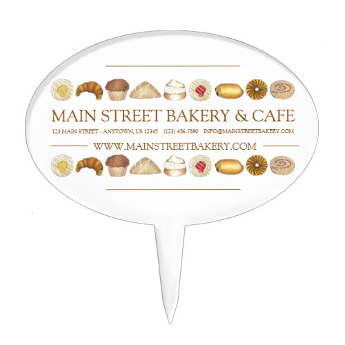 Bakery Baked Goods Pastry Shop Pastries Cake Topper