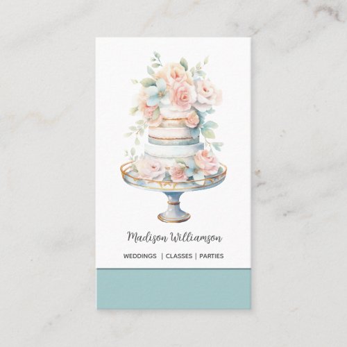 Bakery  Baker Party Cakes Chef Catering OR Code  Business Card