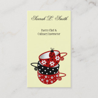 Bakery & Baker Pastry Chef Business Card