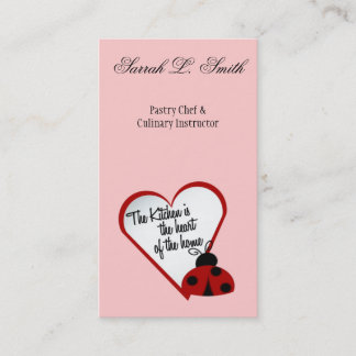 Bakery & Baker Pastry Chef Business Card