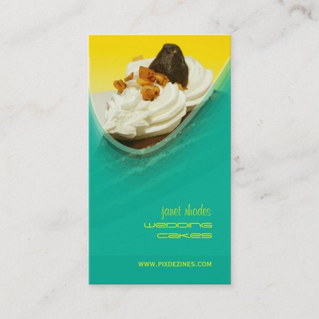 Bakery, bakers business cards (Front)