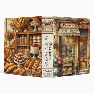 Bakery Bakers Cookbook 3 Ring Binder