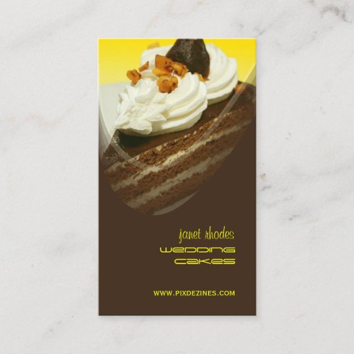 Customizable Bakery, bakers Photo templates business cards