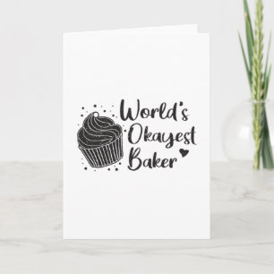 Bakery Baking Baker Bread Bake Cake Funny Gift Card