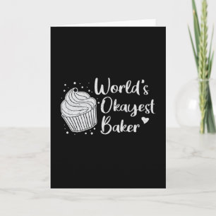 Bakery Baking Baker Bread Bake Cake Gift Idea Card