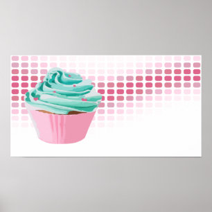 bakery beats : cupcake poster