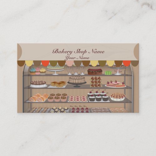 Bakery Biscuit Shop Business Card