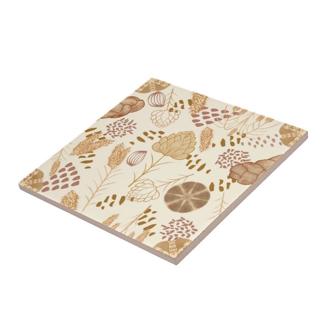 Bakery Bliss: Artisan Bread & Barley, Beige Ceramic Tile (Side)