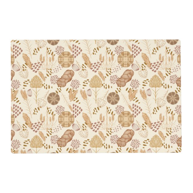 Bakery Bliss: Artisan Bread & Barley, Beige Placemat (Front)