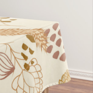 Bakery Bliss: Artisan Bread & Barley, Beige Tablecloth