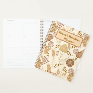 Bakery Bliss: Artisan Bread & Barley, Teal, Planner