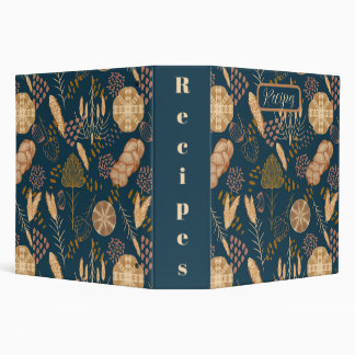 Bakery Bliss: Artisan Bread & Barley, Teal, Recipe 3 Ring Binder