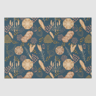 Bakery Bliss: Artisan Bread & Barley, Teal Tissue Paper