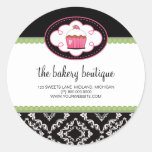 Bakery Boutique Business Stickers at Zazzle