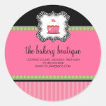 Bakery Boutique Business Stickers at Zazzle