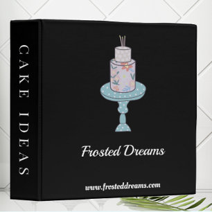 Bakery Boutique Cake Options Portfolio 3 Ring Binder