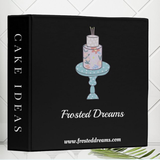 Bakery Boutique Cake Options Portfolio 3 Ring Binder (Creator Uploaded)