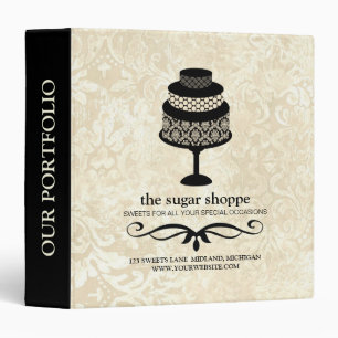 Bakery Boutique Product Portfolio Binder