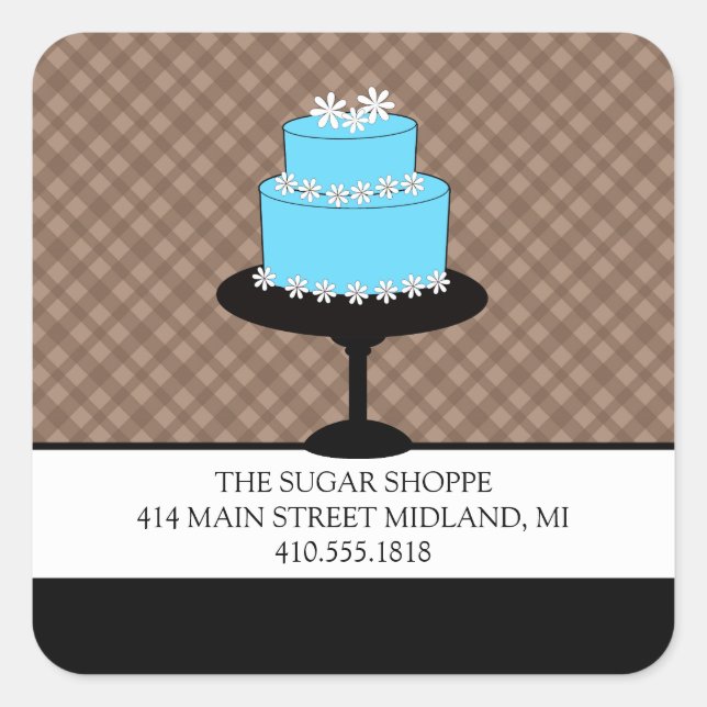 Bakery Boutique Style Product Label Stickers (Front)