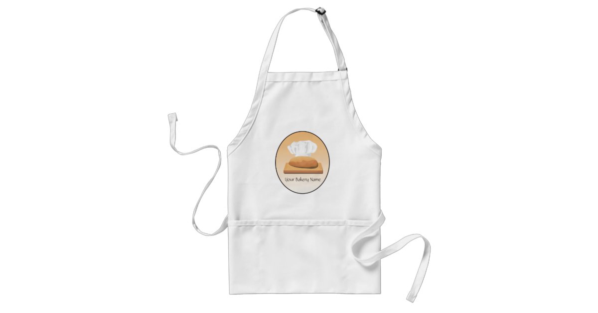 Bakery Bread Baker Chef Hat Apron | Zazzle