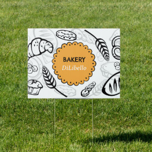 Bakery Bread Illustrations Sign