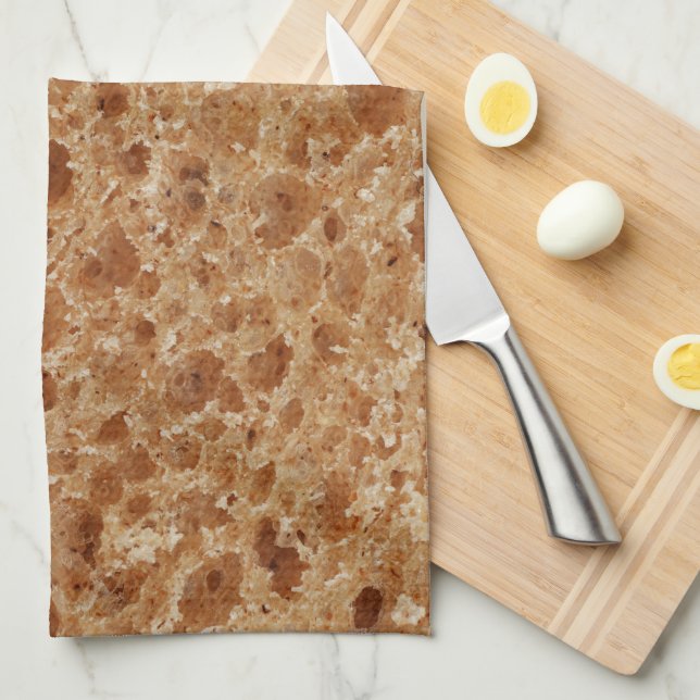 Bakery Bread Pattern Towel (Quarter Fold)